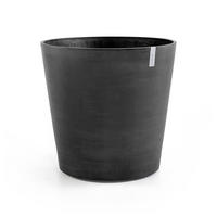 BLUMENTOPF Amsterdam Wheels 80/74,2 cm Dunkelgrau - Dunkelgrau, Kunststoff (80/74.2cm) - Ecopots