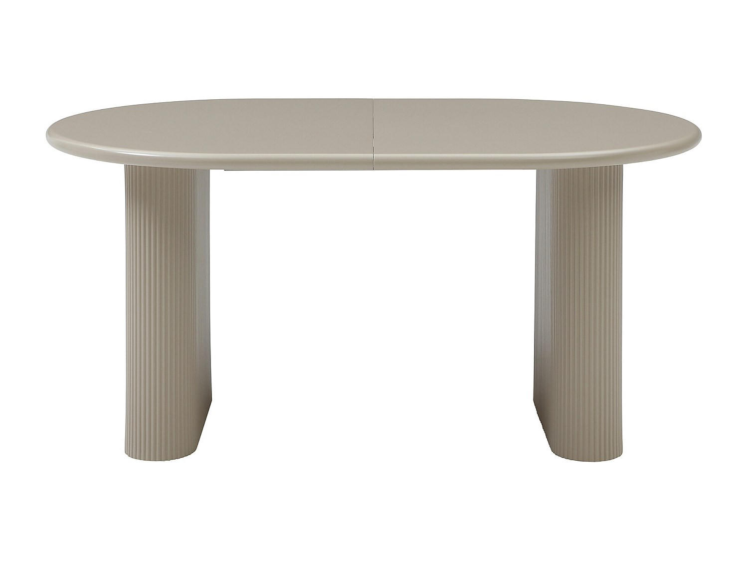 ESSTISCH - 6 Personen, 8 Personen, 10 Personen - holz - taupe Vorlina - Taupe, Holz (100/160/76cm) - Vente-Unique