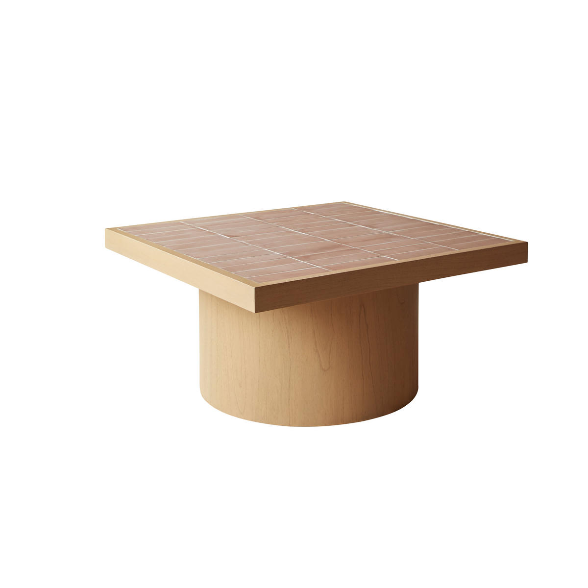 COUCHTISCH Karel Natur aus Mindiholz - Naturfarben, Holz (83/85/42cm) - Tikamoon