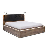 BETTGESTELL MERO mit Bettkasten, Dunkelbraun - Dunkelbraun, Holzwerkstoff - KONSIMO®
