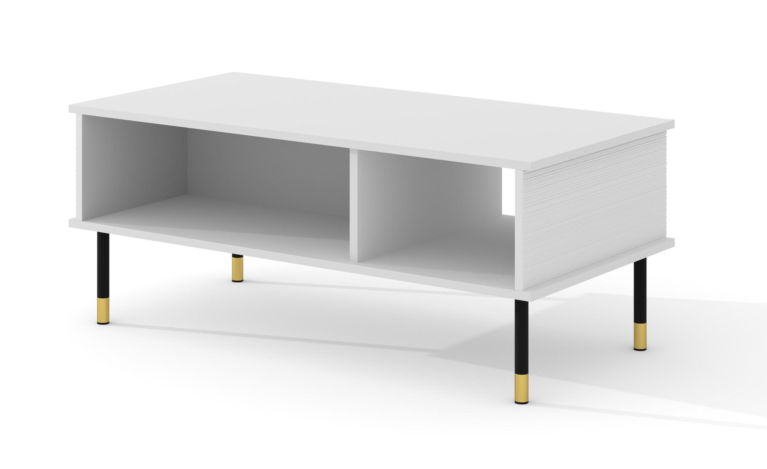 Raumhirsch Furniture Couchtisch Weiß 110x45x55 cm