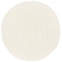HOCHFLOR LANGFLOR TEPPICH ALOHA RUND - Weiß, Textil (120/120cm) - Pergamon