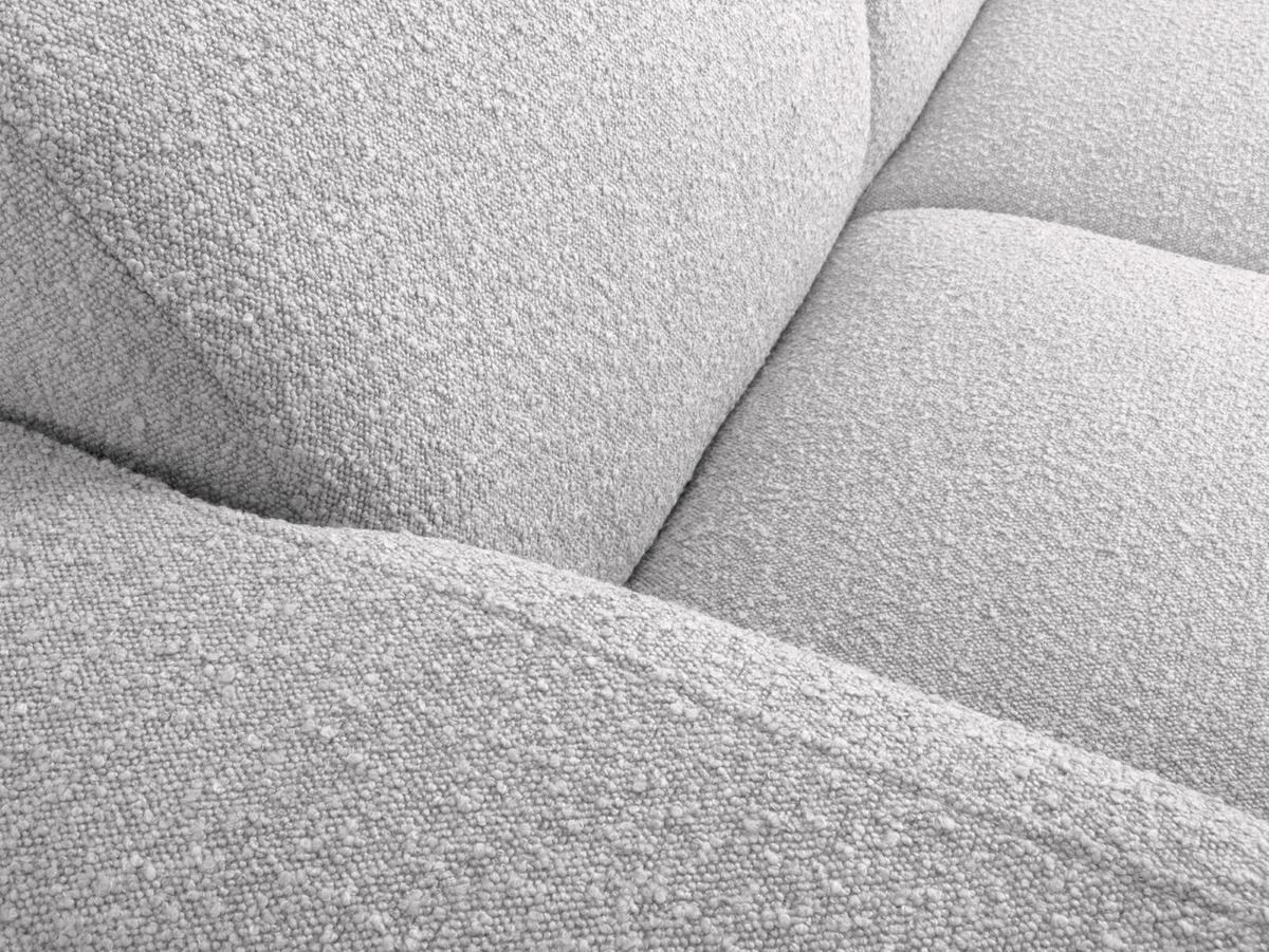 ECKSOFA links Molino aus Boucle hellgrau 6 Sitzplätze - Hellgrau, Textil (250/315cm) - Micadoni