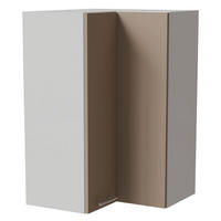 ECKHÄNGESCHRANK Brerra W14/60 Weiß / RAL 1019 graubeige Matt 60 / 60 / 96cm - Graubraun/Weiß, Holz/Holzwerkstoff (60/96/60cm) - Feldmann-Wohnen