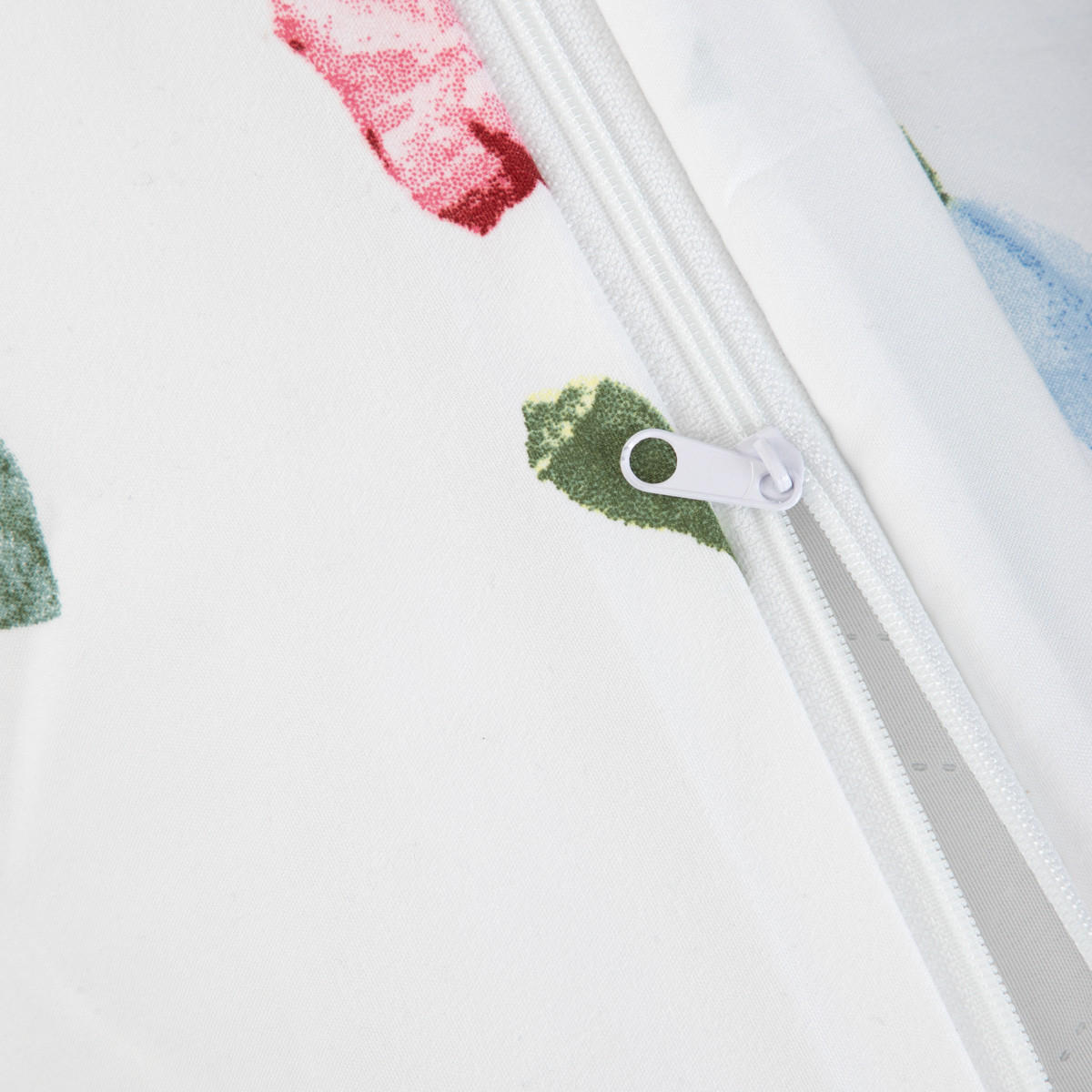 BETTWÄSCHE Perhonen 160/200 cm - Multicolor/Weiß, Textil (160/200cm) - Homla