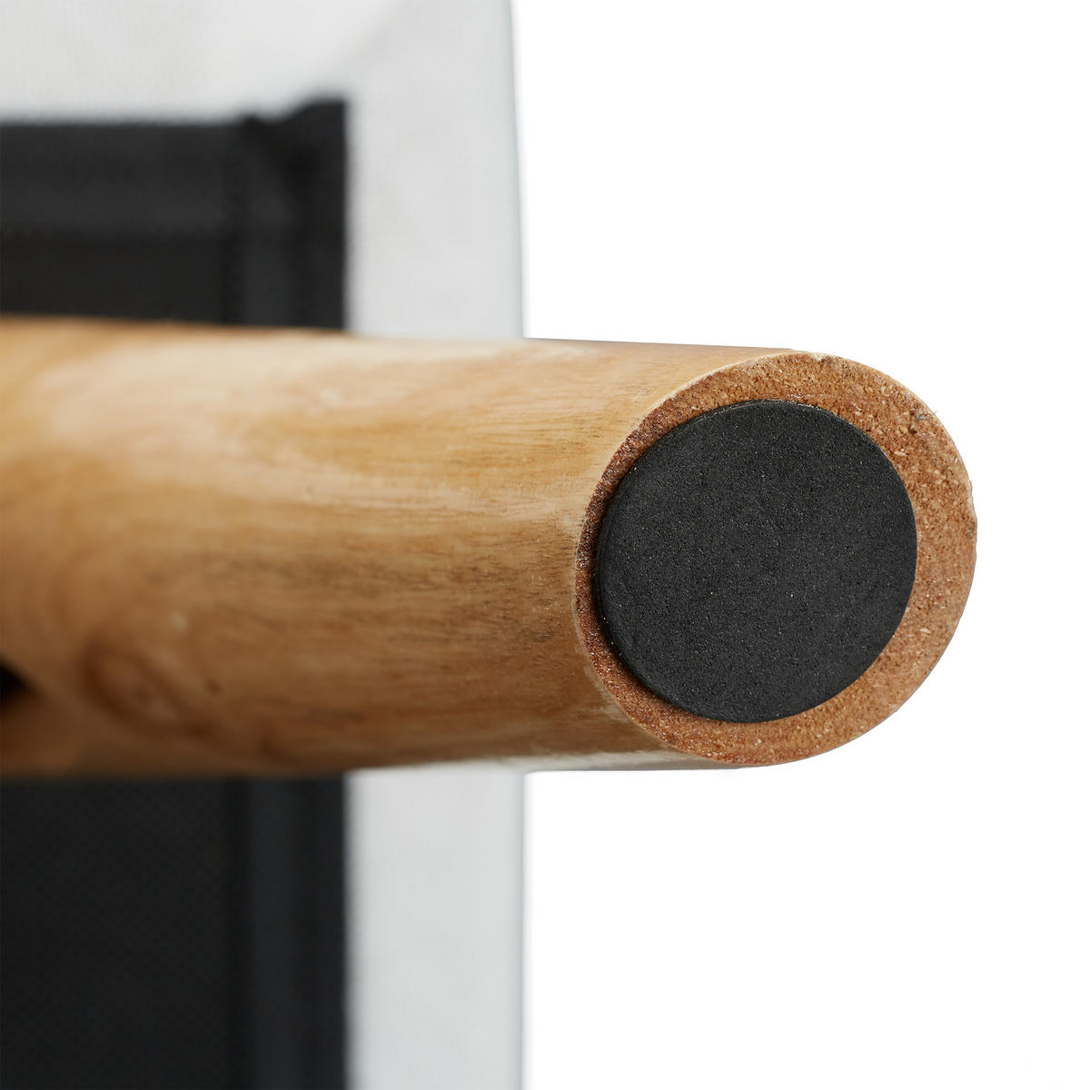 HOCKER - Weiß, Holz/Holzwerkstoff (40/40/40cm) - Relaxdays