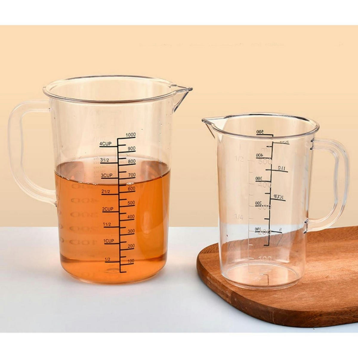 MESSBECHER 2000 ml BPA-frei transparent - Transparent, Kunststoff (2L)