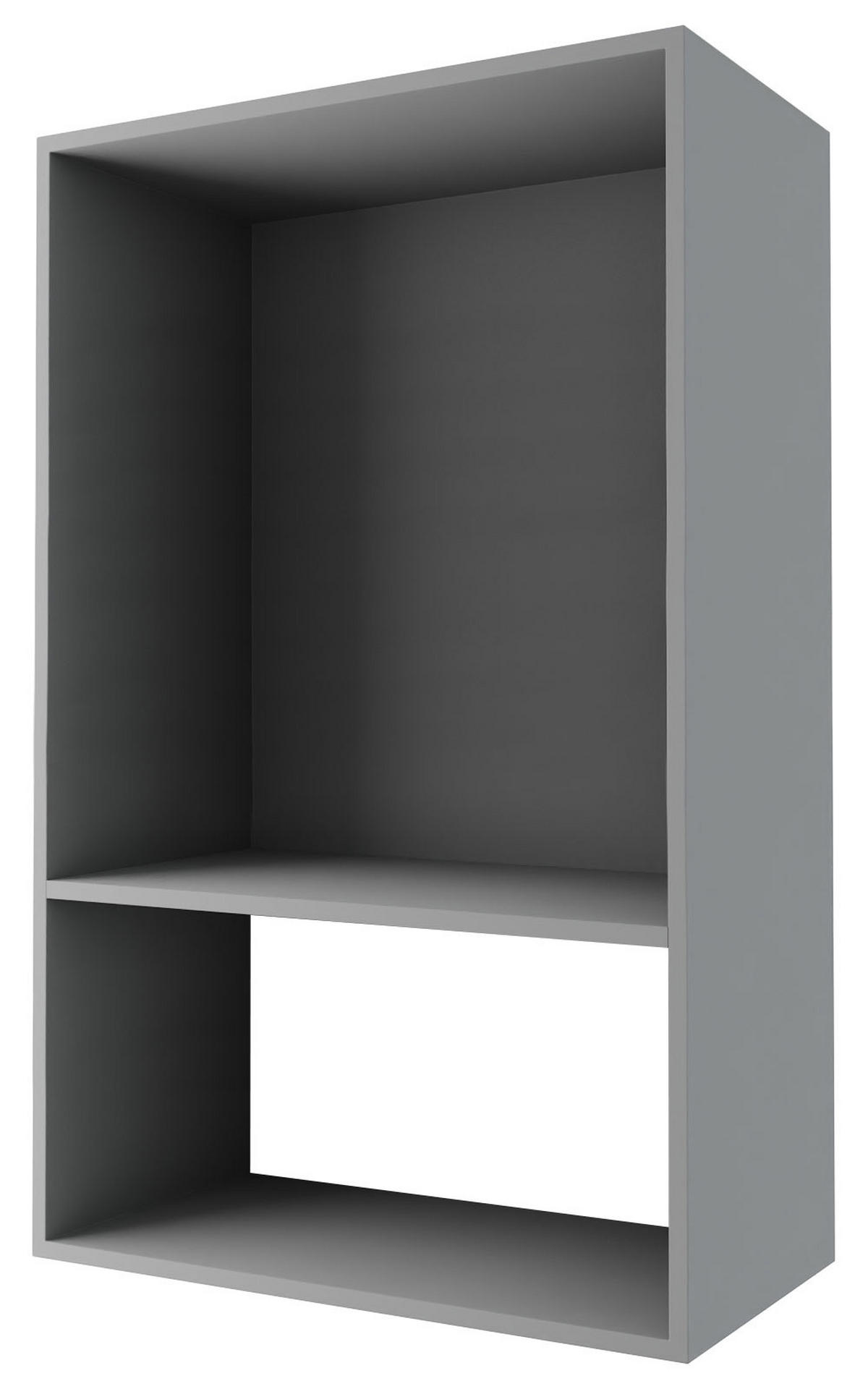 MIKROWELLENUMBAUSCHRANK Brerra W4MK/60 Grau / RAL 1019 graubeige Matt 60 /32,5 / 96cm - Graubraun/Grau, Holz/Holzwerkstoff (60/96/32.5cm) - Feldmann-Wohnen