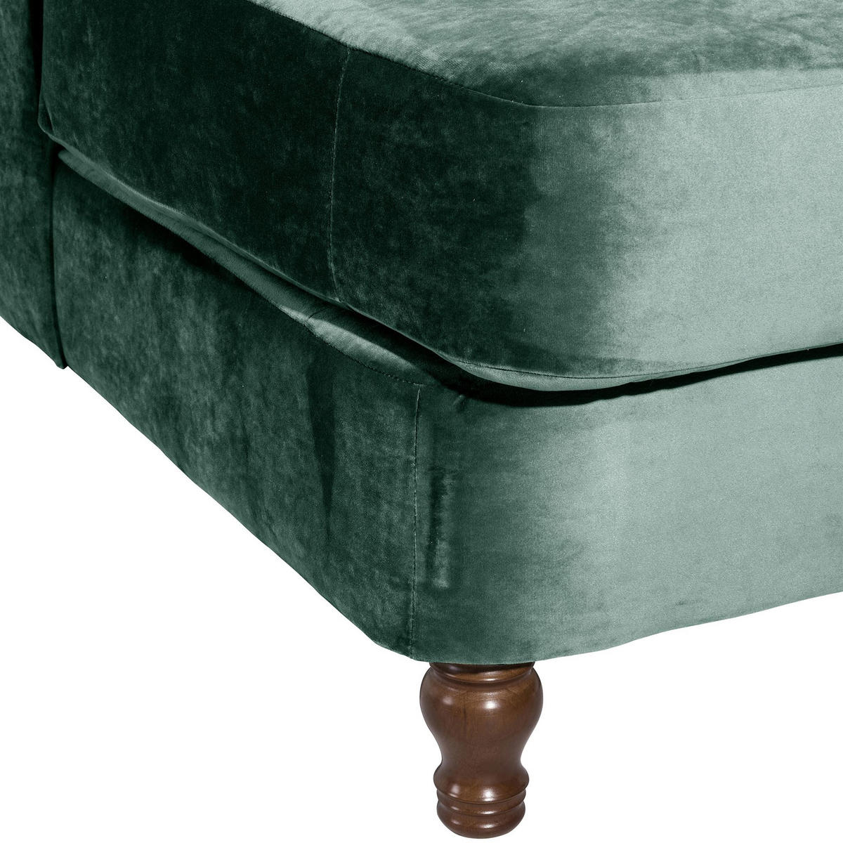 SESSEL XXL inkl. Kissen Karley Samtvelours grün - Grün, Kunststoff (103/103/149cm) - 58aufmkessel