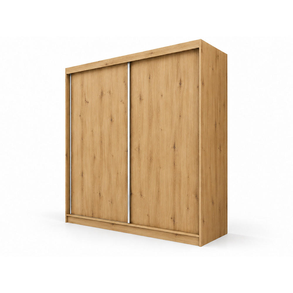 KS Home Concept Kleiderschrank Eiche Artisan 200x216x61 cm