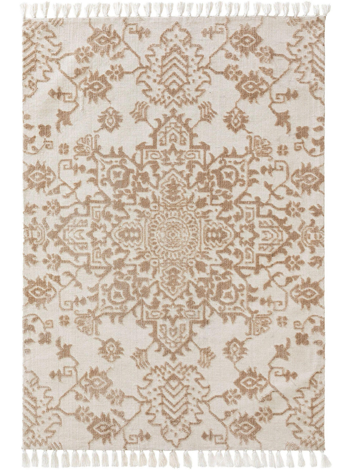 TEPPICH Elias Beige 120x170 cm - Beige, Textil (120/170cm) - benuta Nest