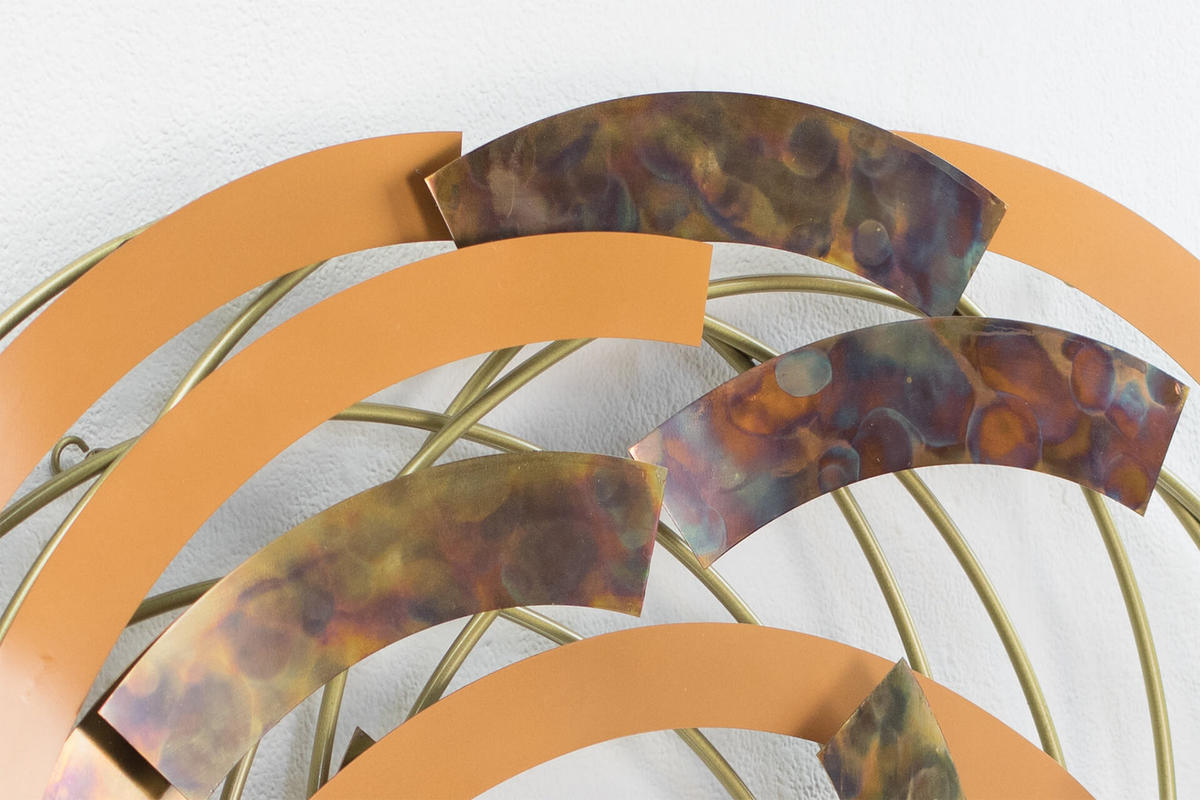 WANDDEKO Kupfer 99/92 cm - Kupferfarben, Metall (7.13/92/8cm) - KUNSTLOFT
