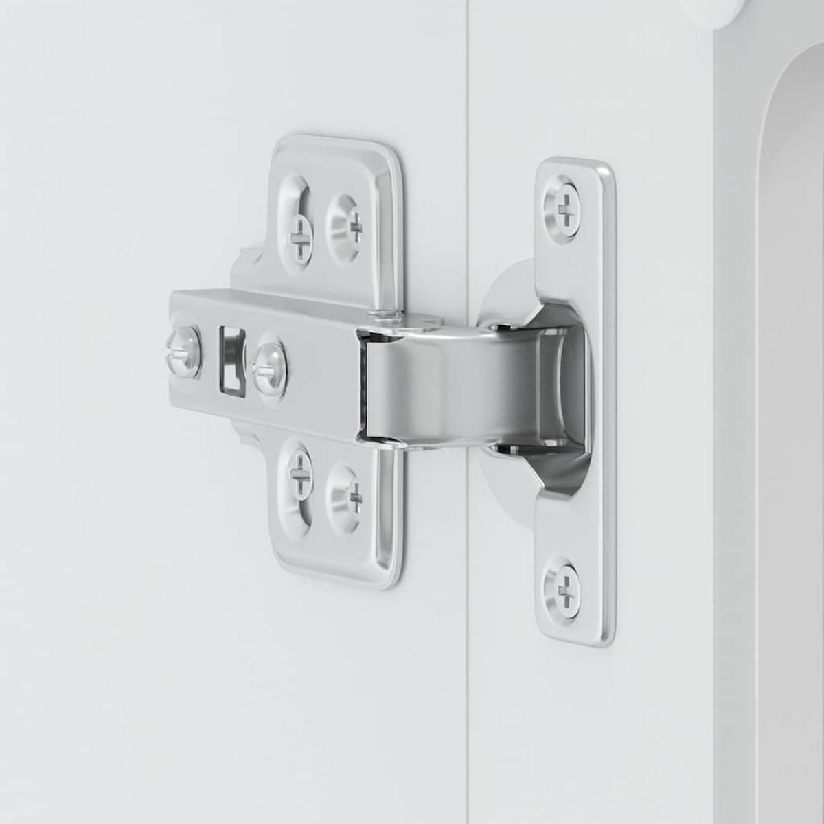 KÜCHENOBERSCHRANK Lucca mit 2 Glas Türen 60/31/60 cm aus Holzwerkstoff Weiß - Weiß, Holz (60/60/31cm) - vidaXL