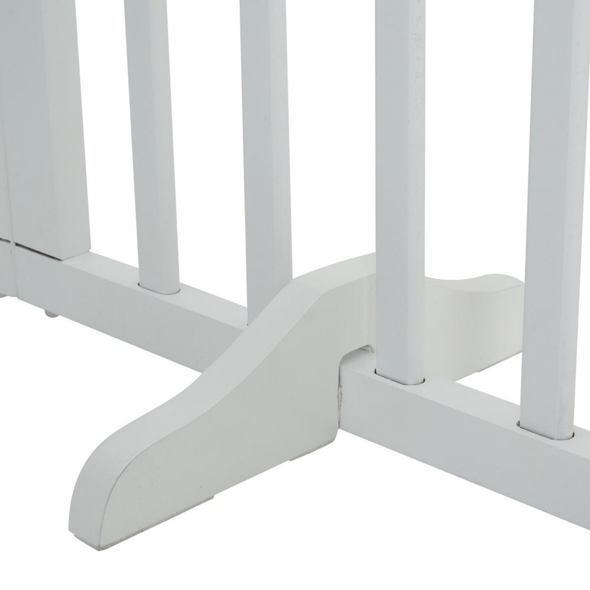 SCHUTZGITTER 4-Paneele Faltbar Freistehend MDF Weiß - Weiß, Holzwerkstoff (183.5/1.8cm) - Livingandhome