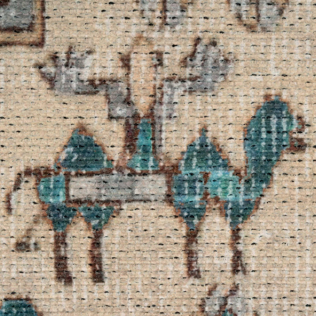 FLACHWEBETEPPICH Cyrus Blau - Blau, Textil (200/290cm) - Kukoon Rugs