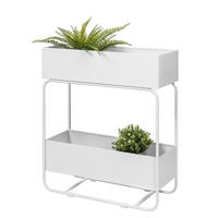 PFLANZENSTÄNDER, weiß - Weiß, Metall (25/60/71cm) - eluno