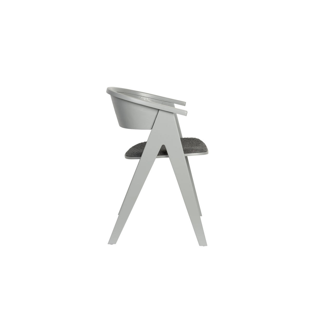 ESSZIMMERSTUHL NDSM Grau - Grau, Holz (59/79/54cm) - Zuiver