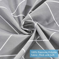 DUSCHVORHANG Grau Polyester wasserdicht maschinenwaschbar mit Haken Badezimmer - Grau, Kunststoff (180/200cm) - MCBOSON
