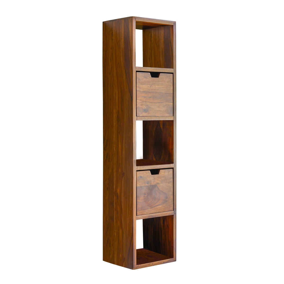 HOCHSCHRANK Kwarto Braun aus Palisander - Braun, Holz (35/150/30cm) - Tikamoon