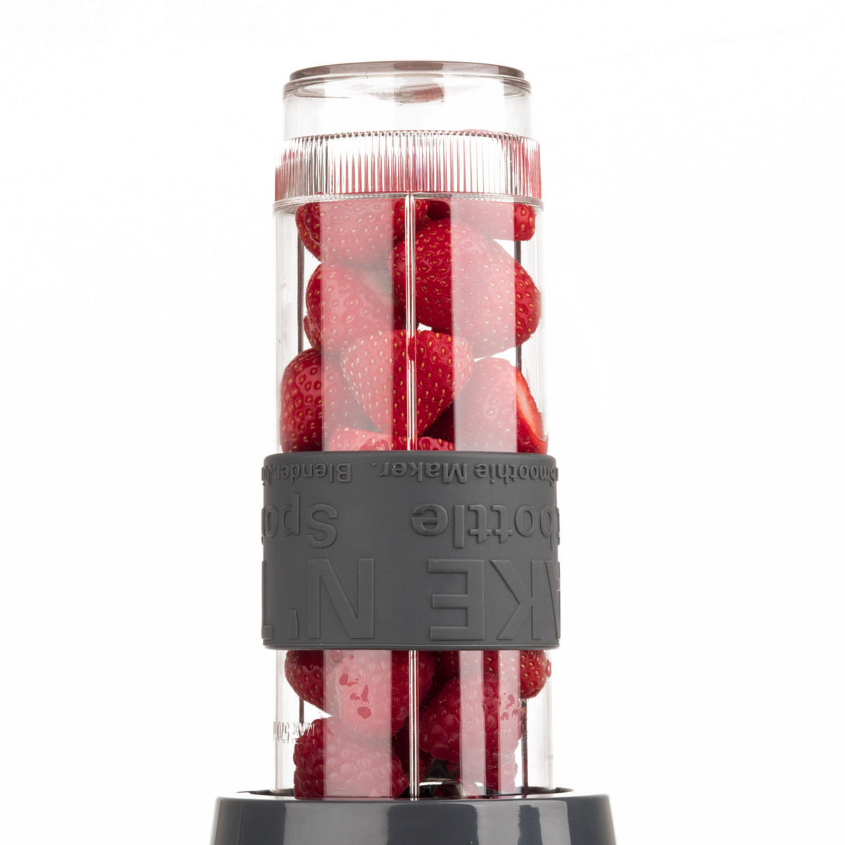 SMOOTHIE Maker SMOO9 Schwarz, 570ml, BPA-frei, 2 tragbare Flaschen, Edelstahlklingen, 300W - Koralle, Metall (11.3/35/15cm) - HKoenig