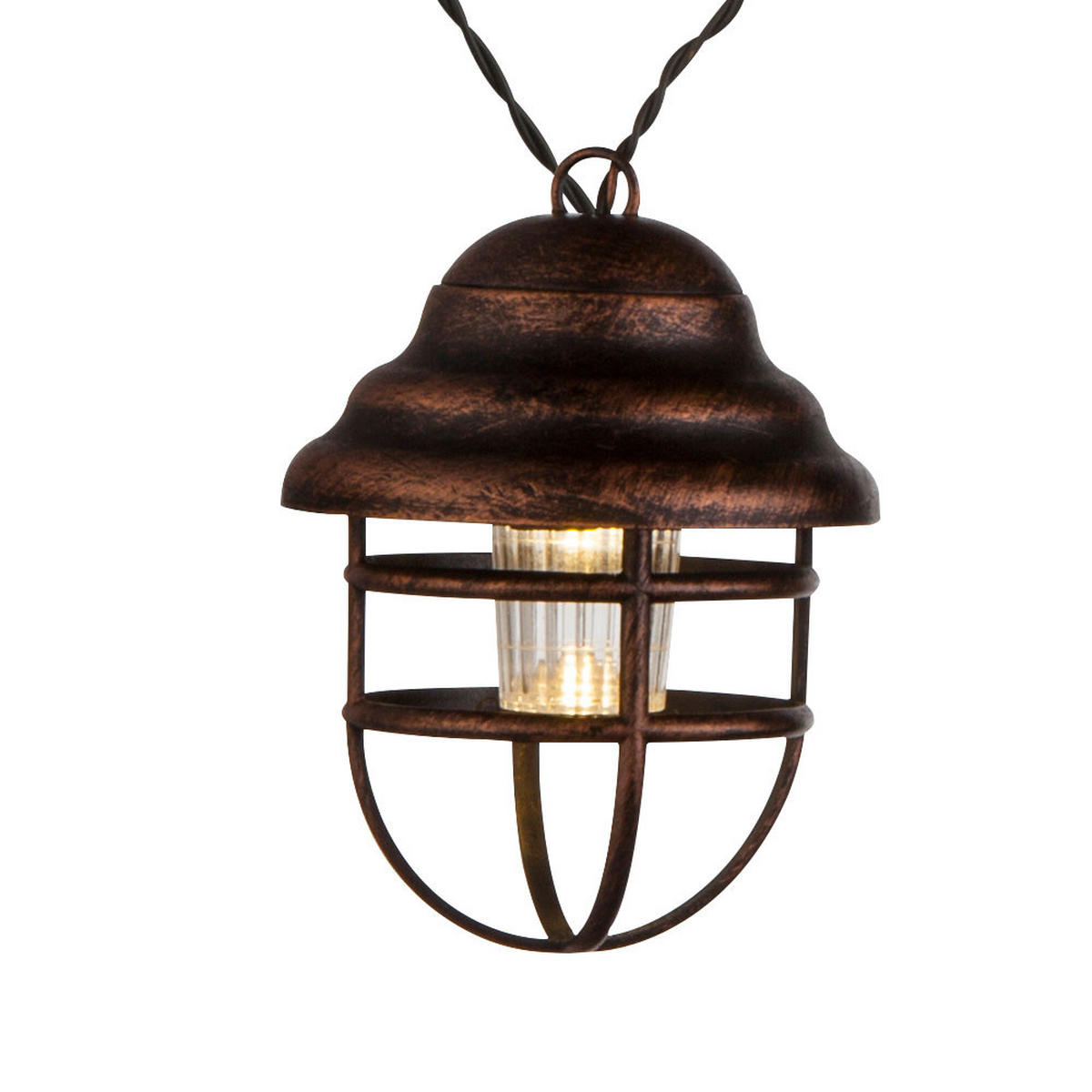 LED AUSSENLEUCHTE Rostoptik Braun - Braun, Metall (430/8/11cm) - Globo Lighting