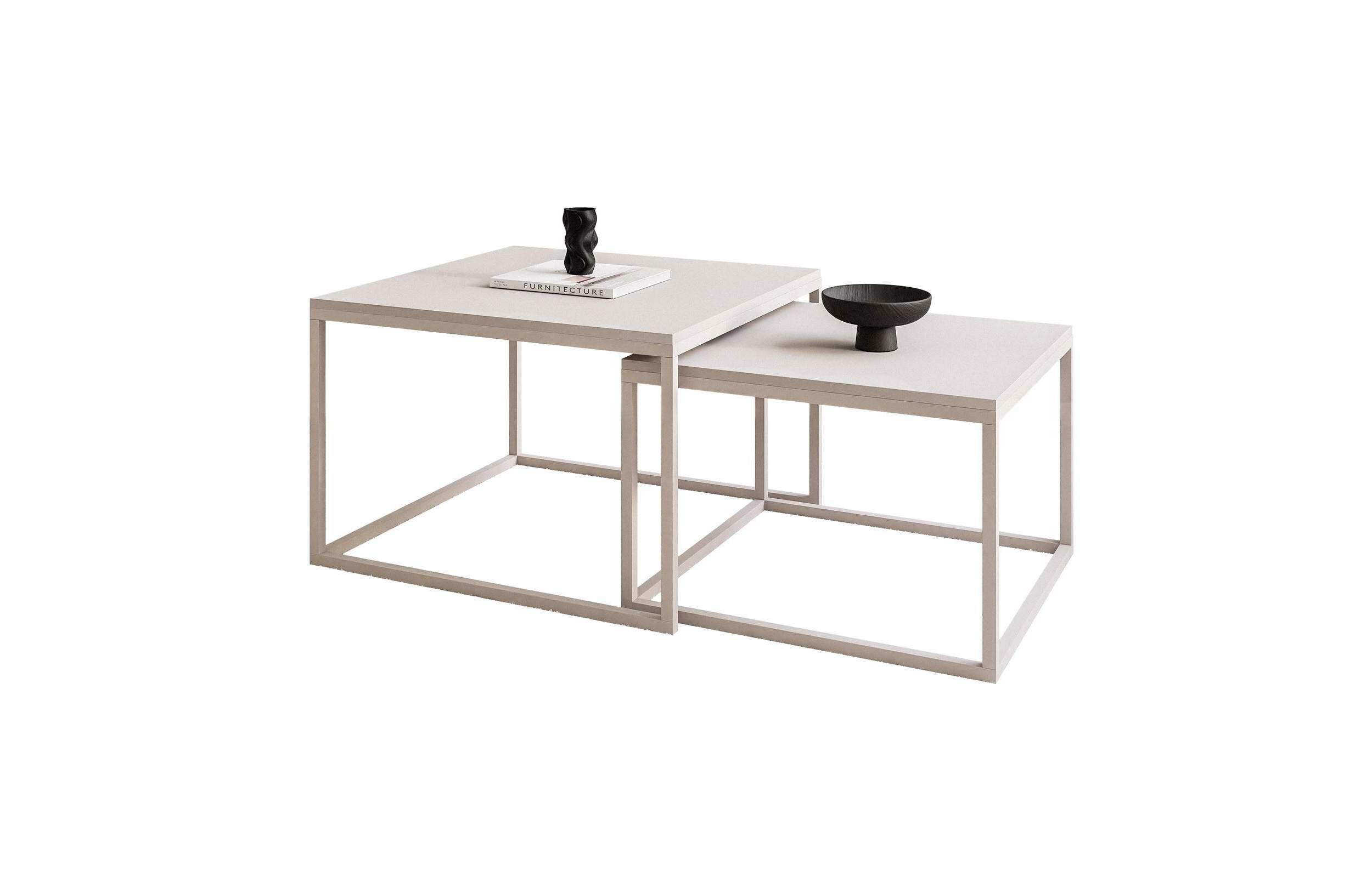Lookway Couchtisch Kaschmir 70x48x70 cm