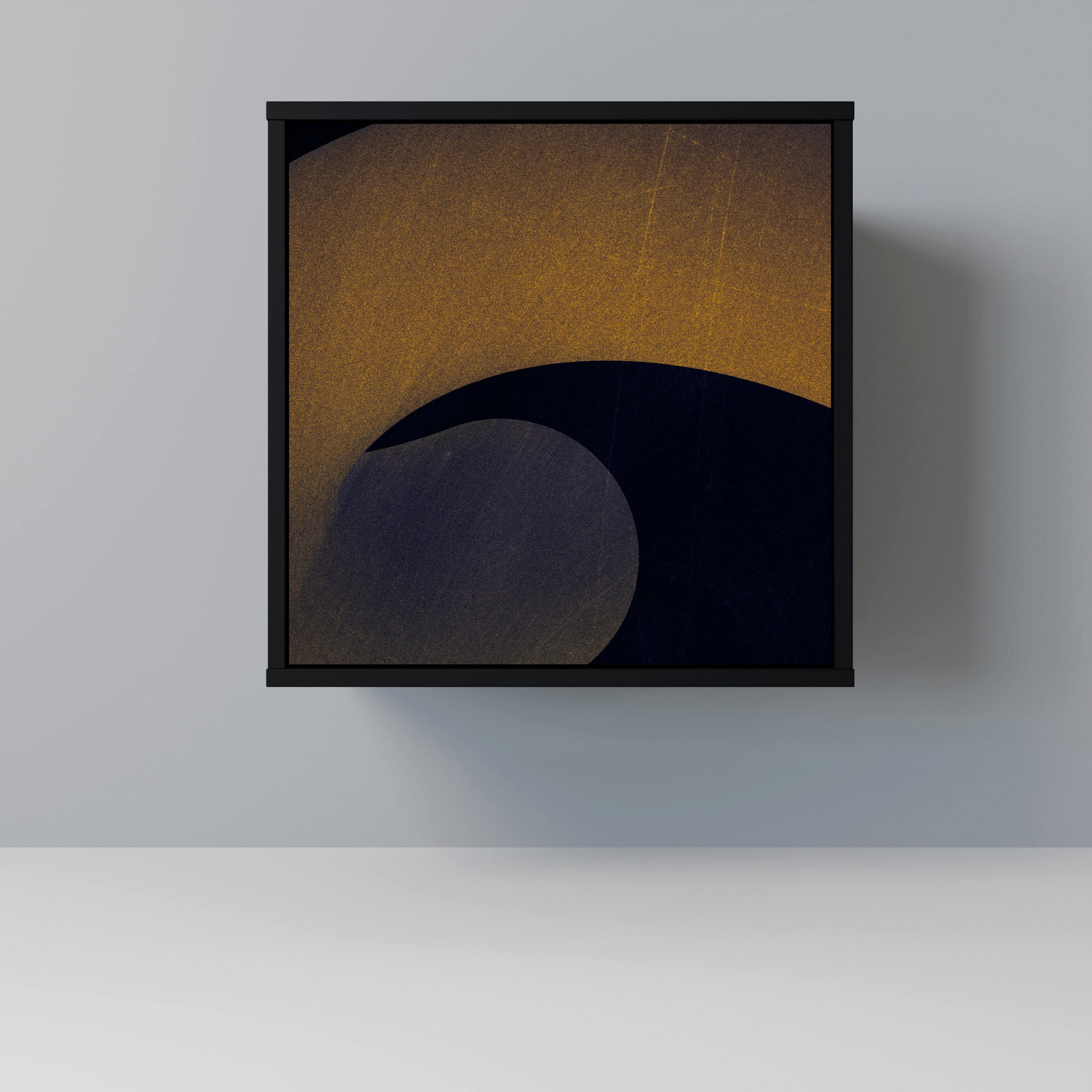 SpaceRebels Sideboard Schwarz 57.5x57.5x42 cm