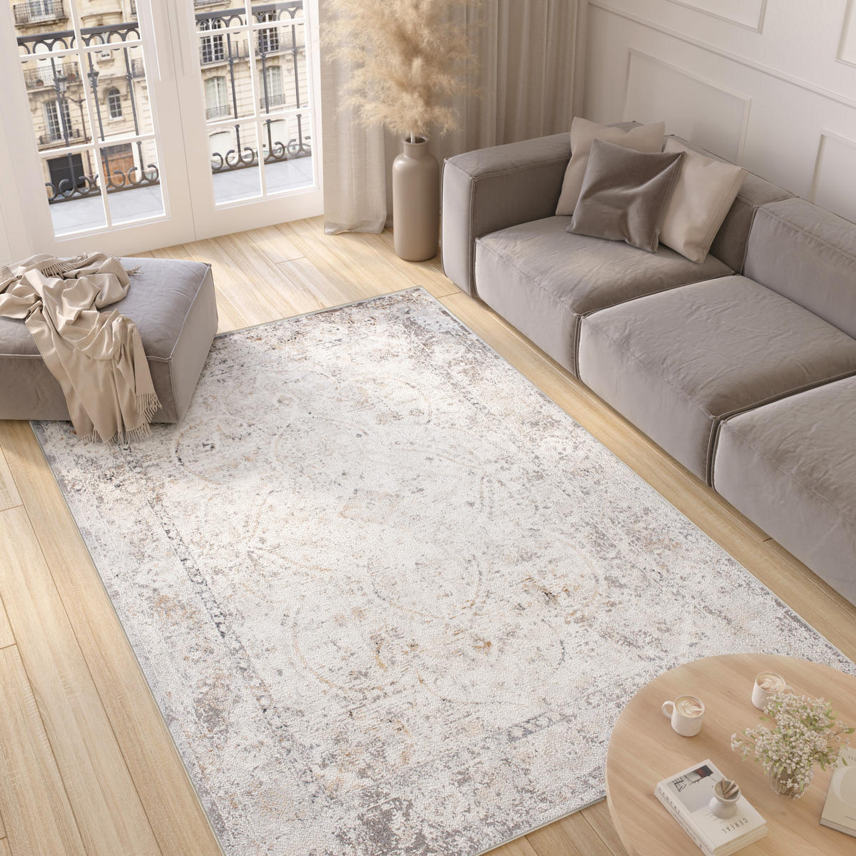 TEPPICH VALLEY Grau 240/300 cm - Grau, Textil (240/300cm) - Tapiso