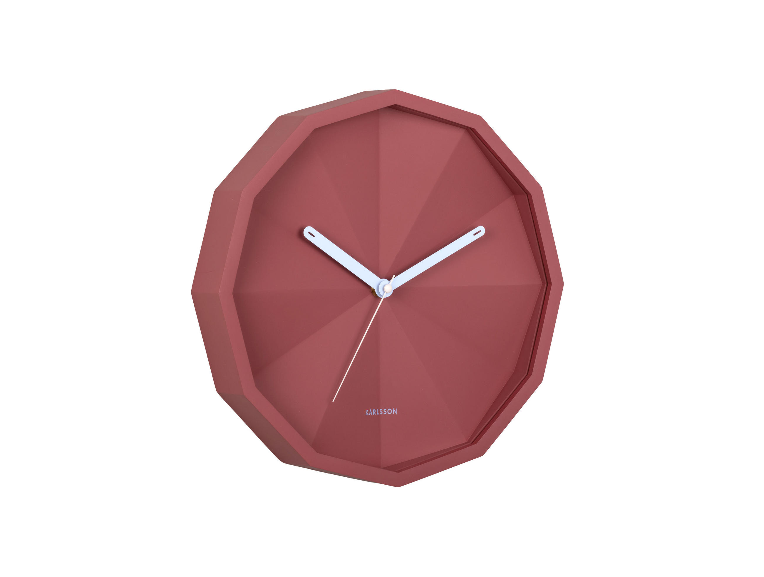 Karlsson Wanduhr Rot 30.6x30.6x4.5 cm
