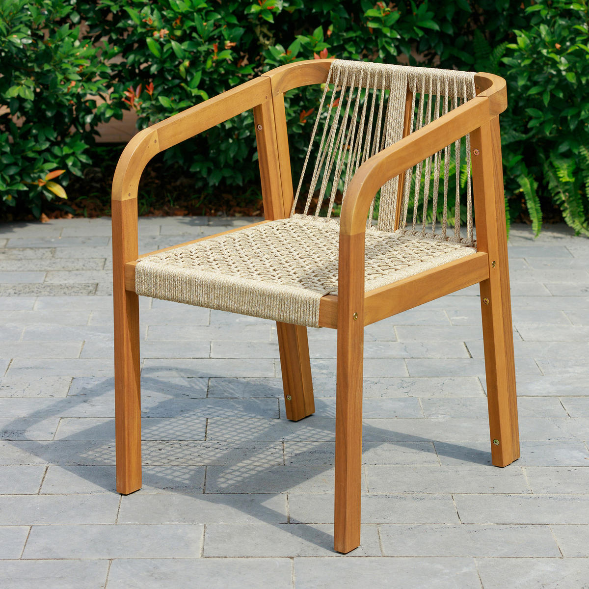 STUHL 2er-Set Massivholz Beige - Beige, Holz (51/88/61cm) - Nordlys