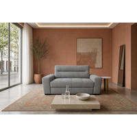 2-SITZER Carlisle Chenille Grau 183/97/93 cm - Grau, Kunststoff/Textil (183/93/97cm) - foamnova