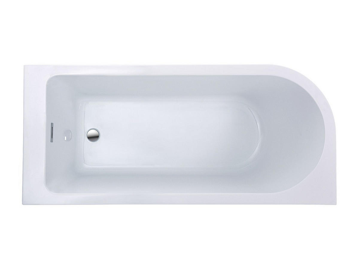 DUSCHBADEWANNE - 1 Person - acryl - weiß Anika - Weiß, Kunststoff (170/58/75cm) - Vente-Unique