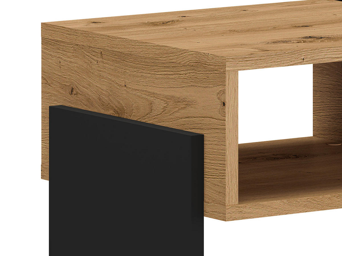 NACHTTISCH – TRIS 01 – 42 cm – Tris – Schwarz - Schwarz, Holzwerkstoff (42/46/35cm) - hi-markt