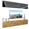 WOHNZIMMERWAND Schrankwand mit LED Schwarz / Eiche Wotan - Schwarz/Braun, Holz (200/180/36cm) - B BELINI GROUP
