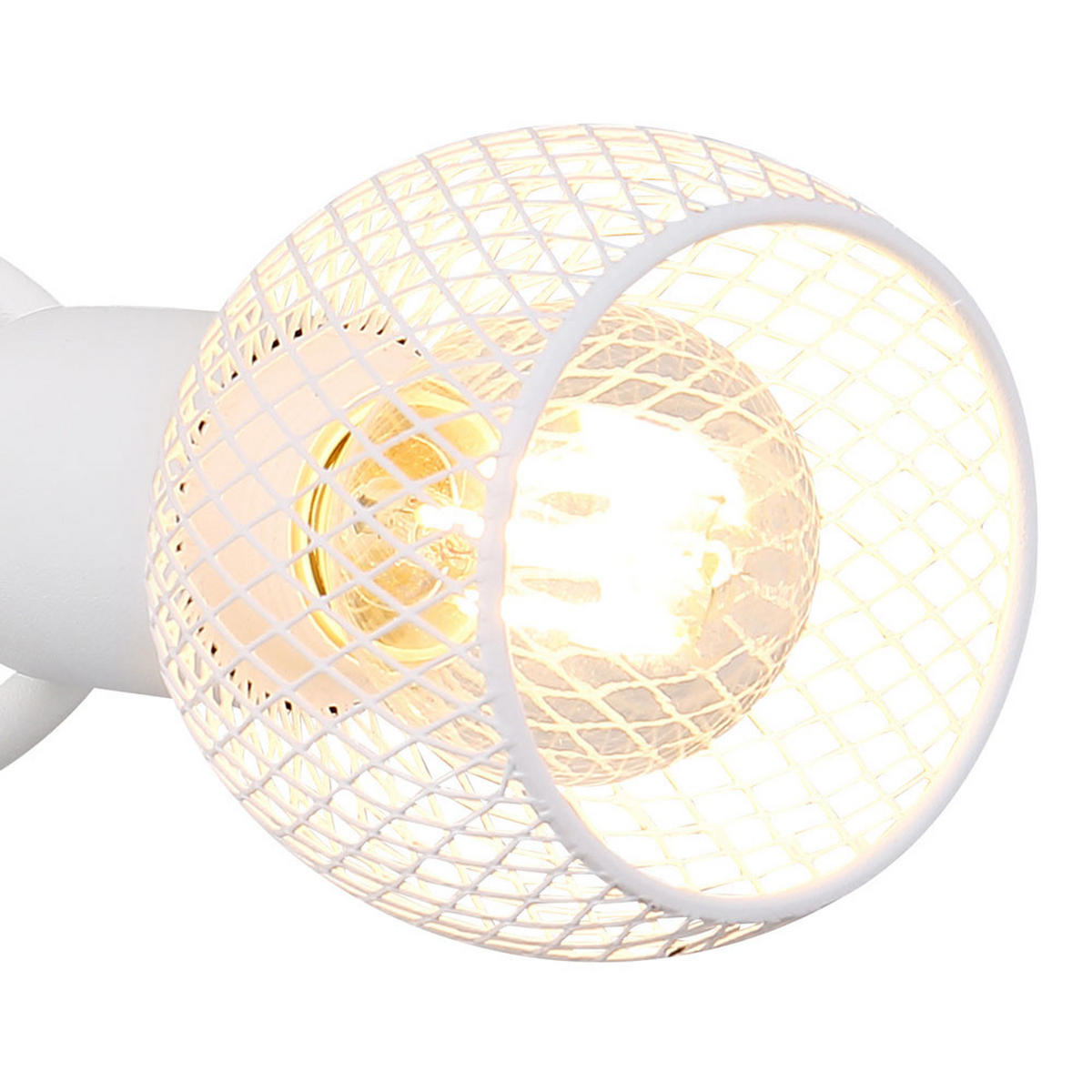 DECKENLEUCHTE FIASTRA Metall Weiß - Weiß, Metall (36/36/20cm)