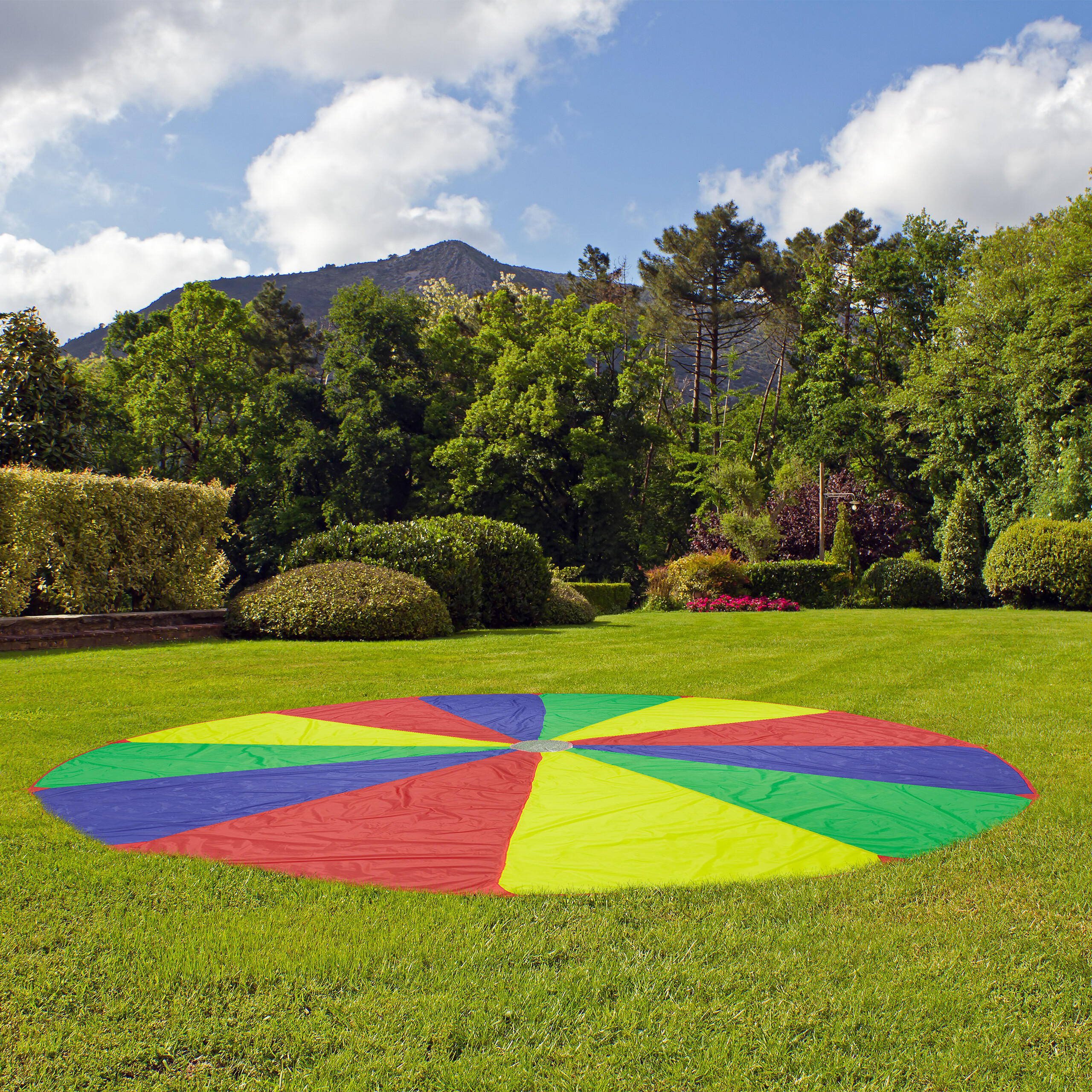 SCHWUNGTUCH - Multicolor, Textil (600/600cm) - Relaxdays