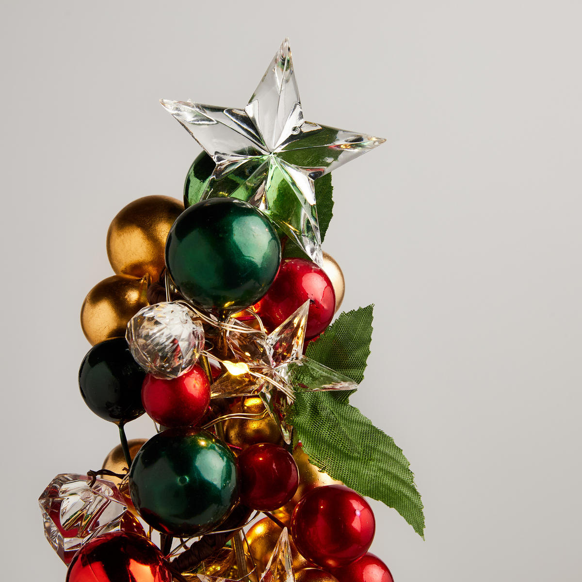 LED-MITTELSTÜCK Crimse, Rot, 50x18 cm, Dekorative Weihnachtsdeko - Rot, Kunststoff (18/50/18cm) - home&you