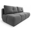 SCHLAFSOFA MILA, Sofa mit Schlaffunktion und Bettkasten, Farbe: Grau, Bouclé-Stoff - Grau, Textil (214/89/104cm) - Sepro Meble