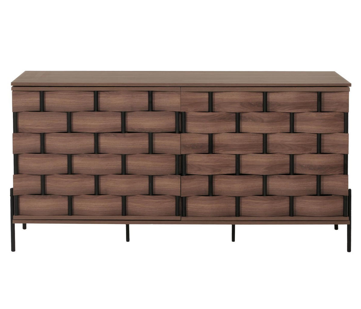 SIDEBOARD Braun - Braun, Holz (153/80/40cm) - MCW