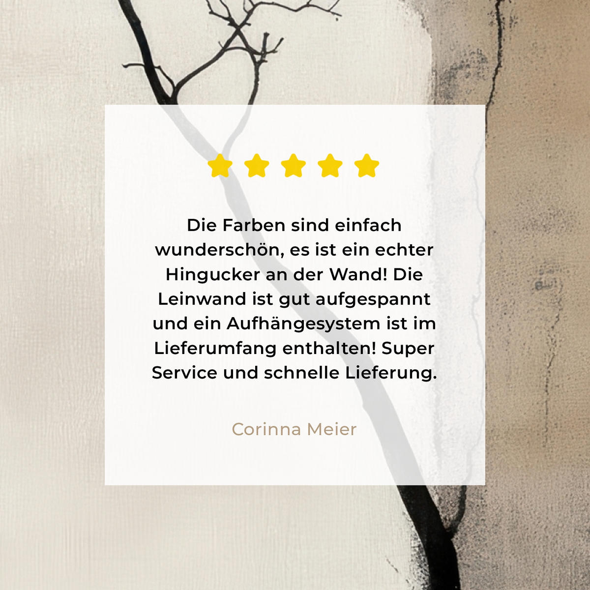 LEINWANDBILD Wabi sabi - Pflanze - Beige 20x20 cm - Taupe, Textil (20/20cm) - MuchoWow