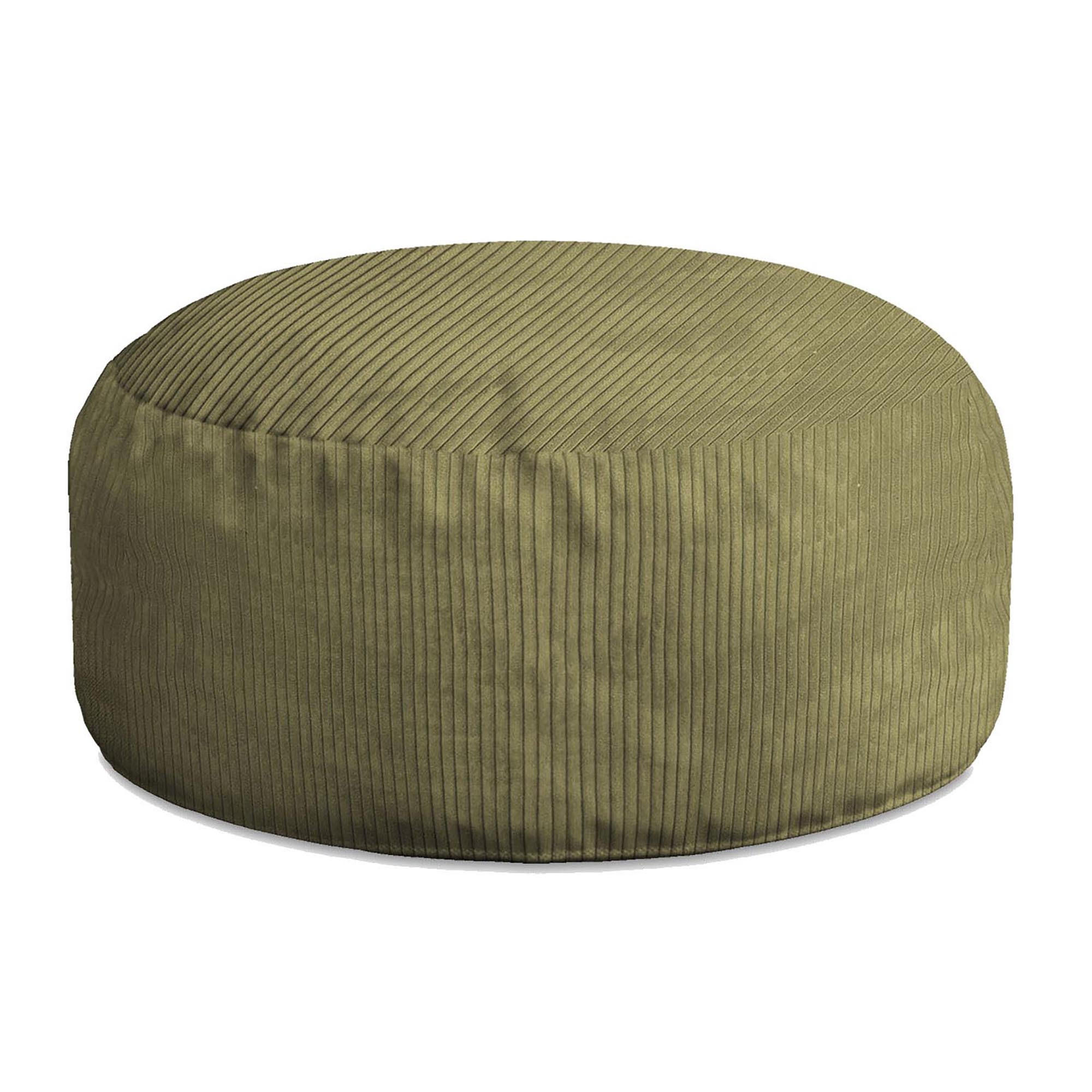SITZSACK ROLLER Dark Olive - Waldgrün/Olivgrün, Textil (70/40/70cm) - Dreamroots