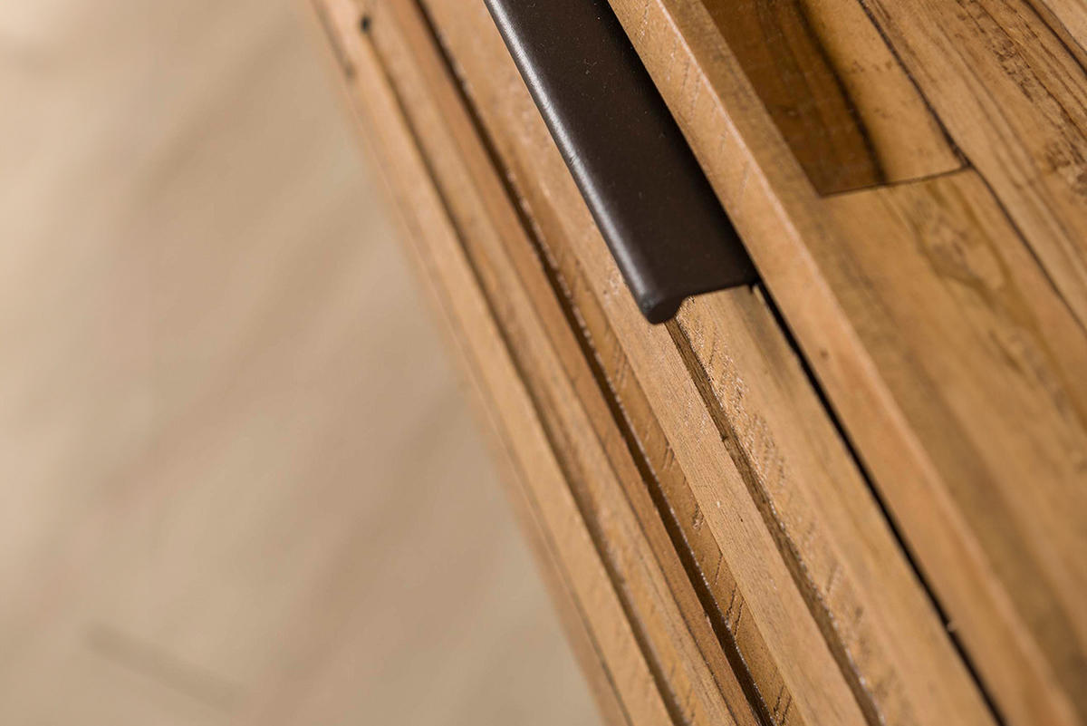 KONSOLENTISCH TICAR Holz - Schwarz/Braun, Holz (30/120/76cm) - KAWOLA