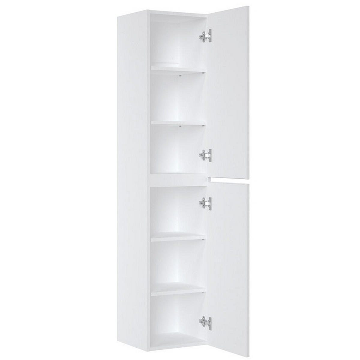 BADMÖBEL-SET 5 Teile - Iconic White I BM70 in Weiß/Santa Fe Vintage - Weiß, Holz (60/160/46cm)