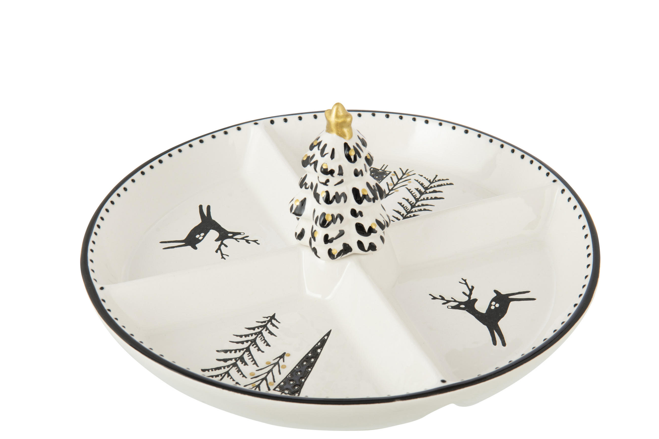 TABLETT DOLOMITE - Keramik - Weiß - Weiß, Keramik (28/12/28cm) - J-Line