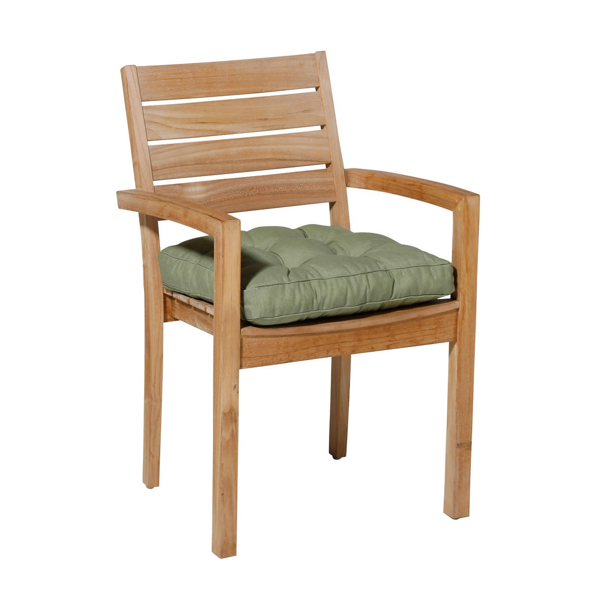 SITZKISSEN Panama 47/47 cm 4er-Set - Hellgrün, Textil (47/8/47cm) - Madison