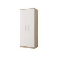 KINDERKLEIDERSCHRANK OLMO 06 80/50/192 Weiß/Sonoma Eiche - Weiß/Sonoma Eiche, Holzwerkstoff (80/192/50cm) - Deine Möbel 24