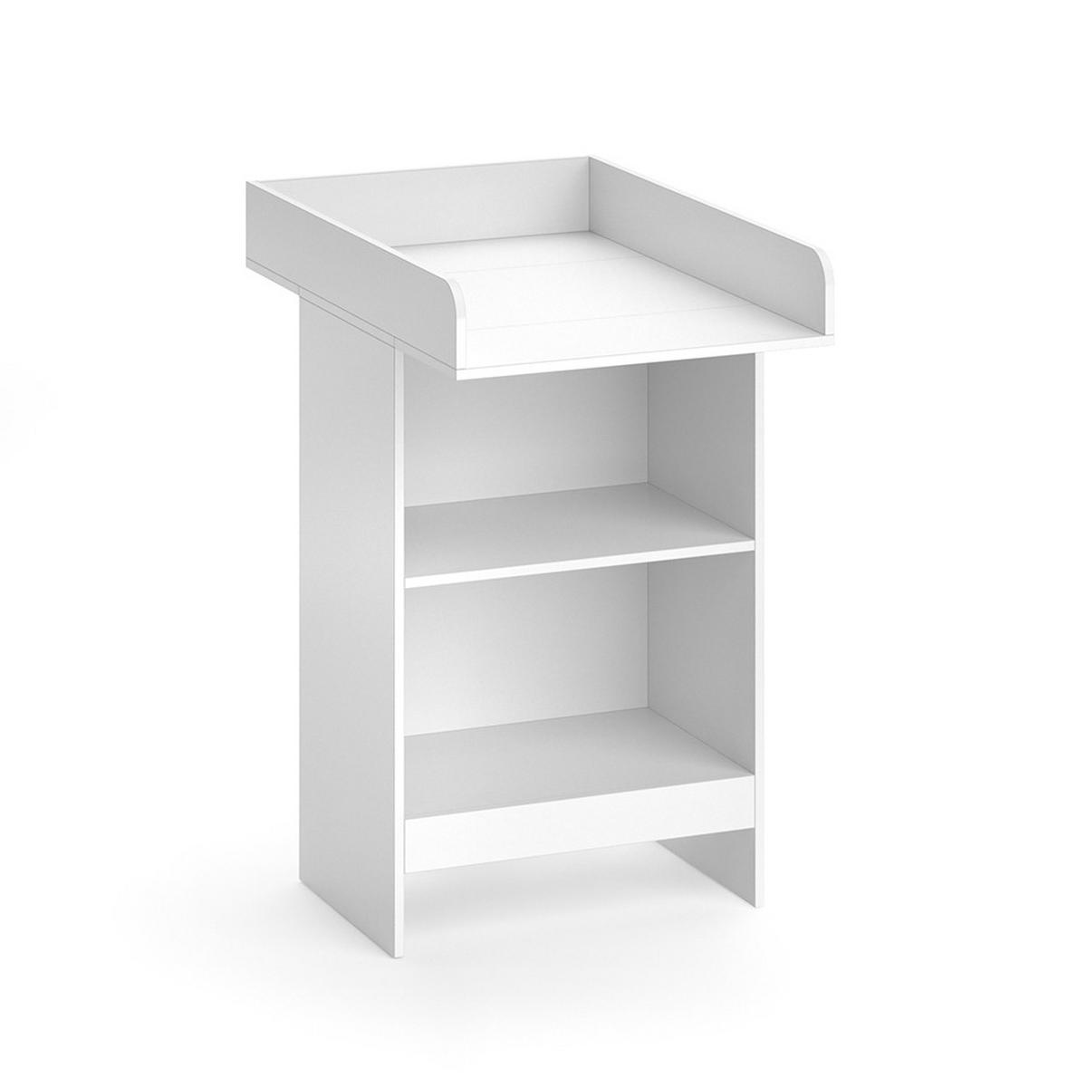 WICKELKOMMODE Leo Weiß 60 x 103 cm - Weiß, Holzwerkstoff (60/103/88cm) - Vicco