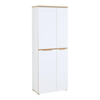 AKTENSCHRANK Manresa-36 - Weiß, Holzwerkstoff (75/197/38cm) - Lomado