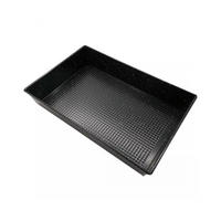 BACKFORM Schwarz 36/24/6 cm 45250 - Schwarz, Metall (24/6/36cm) - Kinghoff 