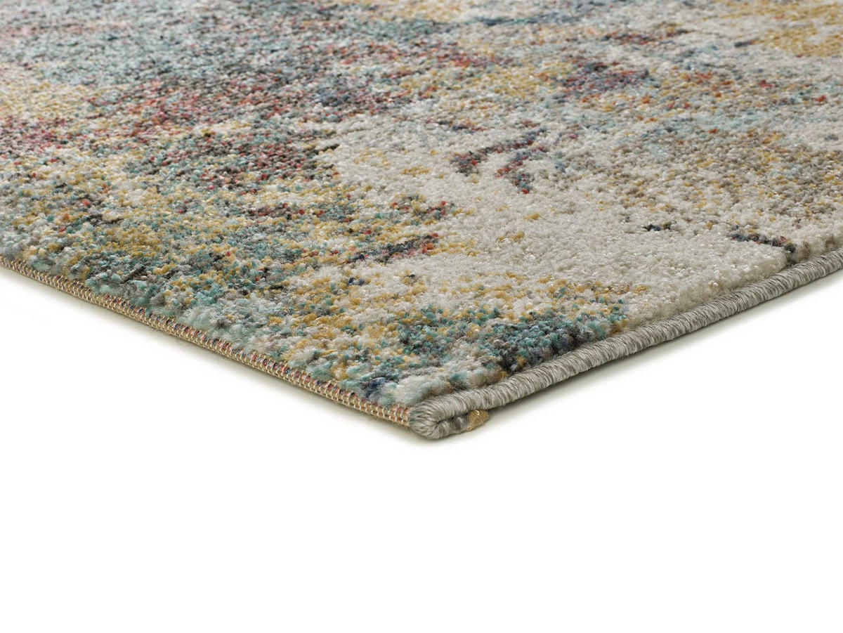 OUTDOORTEPPICH Mehrfarbig Luna 120/170 cm - Blau/Rostfarben, Textil (120/170cm) - Atticgo